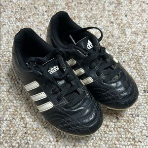 Adidas Kids 10 Black Soccer Shoes